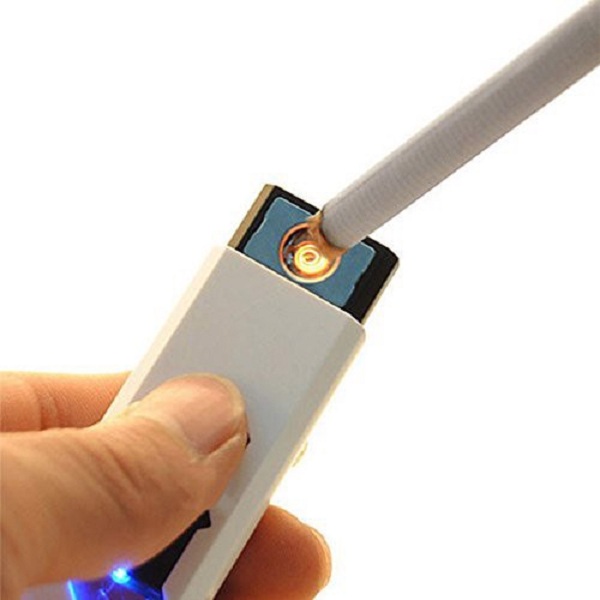 Bật lửa USB chữ S, hộp quẹt sạc điện qua cổng USB