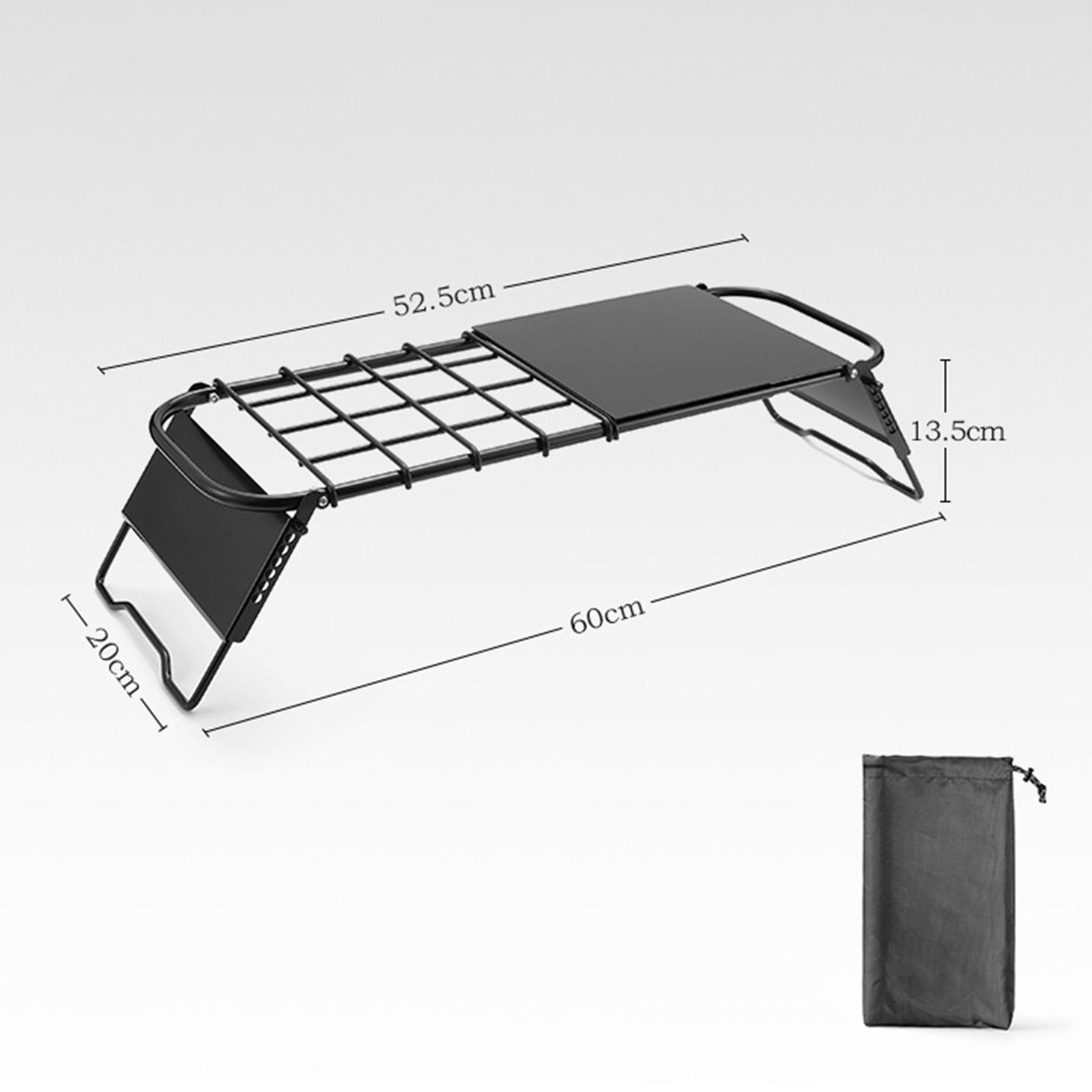 Campfire Grill Grate, Folding Campfire Grill, Multi Purpose Lightweight Foldable Camping Table, Camping Cooking Grate for Outdoor Backpacking
