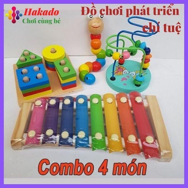 Combo 4 món đồ chơi phát triển trí tuệ