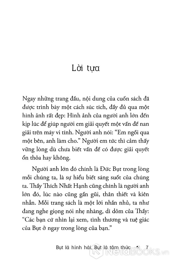 Tủ sách Thiền sư Thích Nhất Hạnh - Bụt là hình hài, Bụt là tâm thức