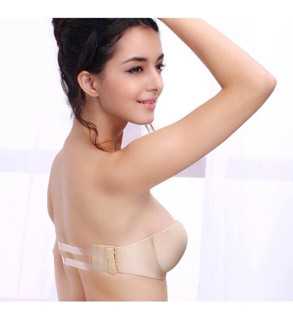 Áo lót cúp ngực ️️ Áo lót nữ không quai đẹp - Áo chíp mặc áo đầm hở lưng cao cấp