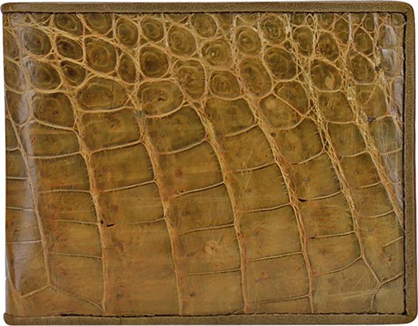 Bộ Ví &amp; Thắt Lưng Nam Da Cá Sấu Huy Hoàng HT2252-HT4274 (23 x 11,5 cm) - Rêu