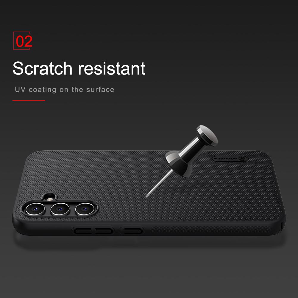 Ốp Lưng Sần chống sốc cho Samsung Galaxy  A16 , A35 , A55 . A15 , A25 hiệu Nillkin Super Frosted Shield - Hàng Chính Hãng
