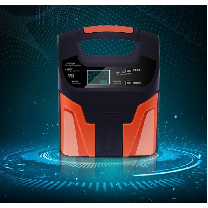 Thiết bị sạc bình ắc quy 12v/24v xe máy, ô tô, xe tải -
