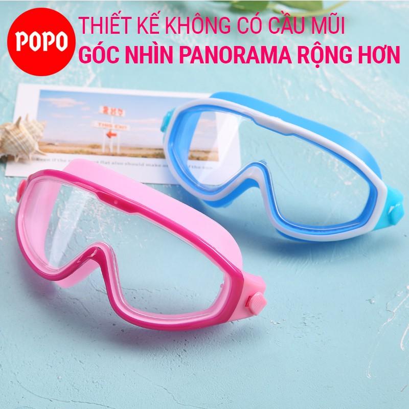 Kính bơi trẻ em POPO 360 góc nhìn PANORAMA bảo vệ mắt cản tia UV, hạn chế sương mờ ngăn nước tuyệt đối