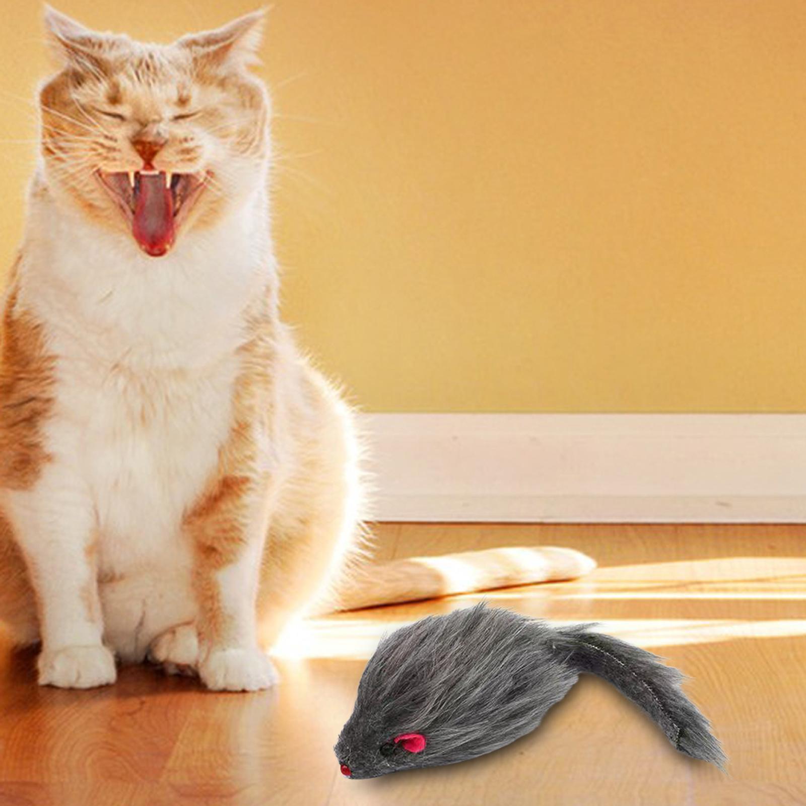 Mice Toy Realistic Rat Stuffed Animals Mouse Role Play Lifelike Cat Toys