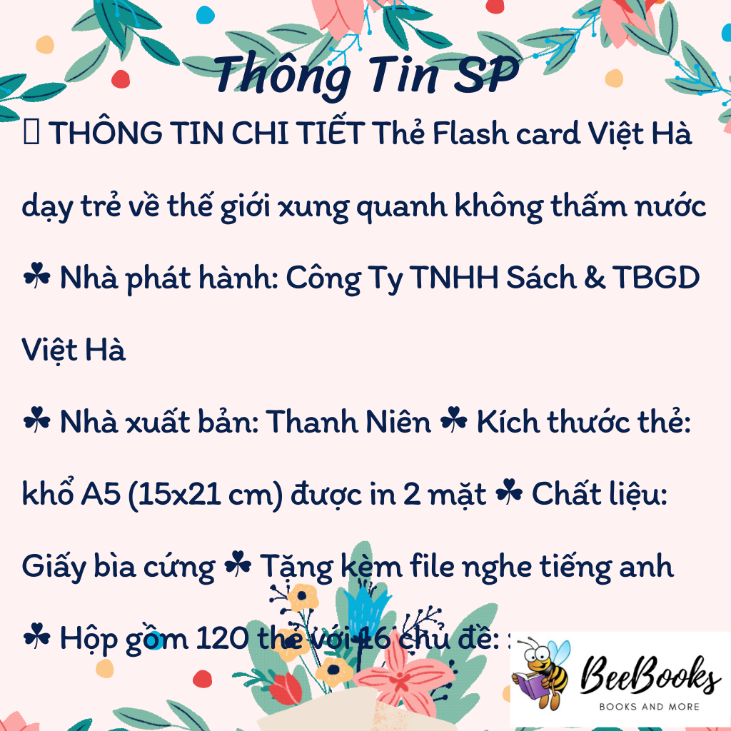 Thẻ Học Thông Minh Dạy Trẻ Về Thế Giới Xung Quanh ( 120 Thẻ A5 Kèm File Nghe )- Thẻ Flash Card Phiên Bản Mới Theo Phương Pháp Giáo Dục Sớm Glenn Doman