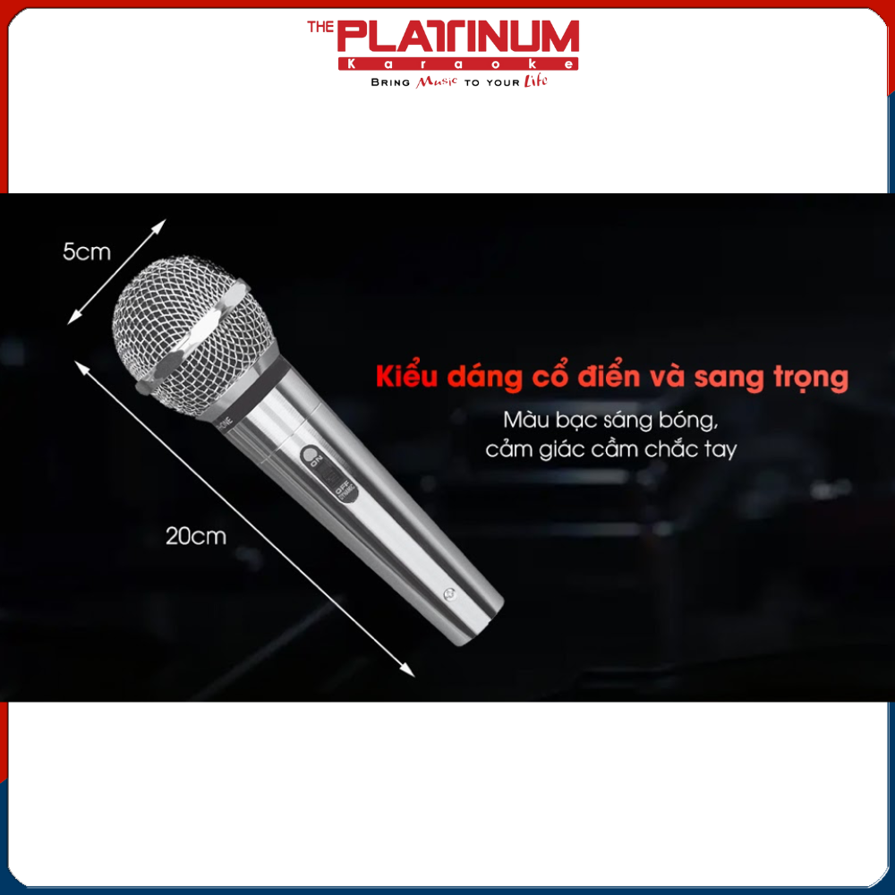 Micro có dây Platinum KS5000 - Hàng chính hãng