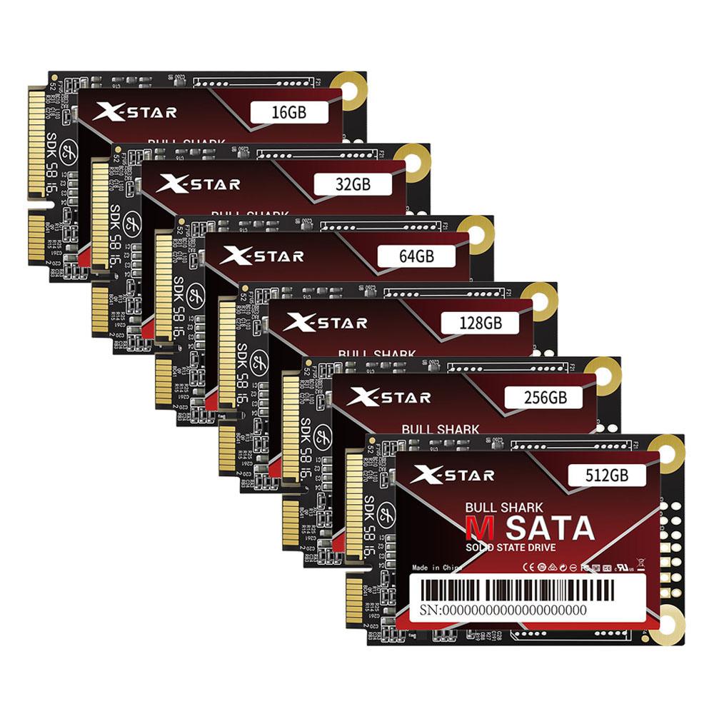 Ổ cứng thể rắn cho Máy tính PC Máy tính để bàn Máy tính xách tay X-star Bull Shark mSATA SSD 1.8 inch