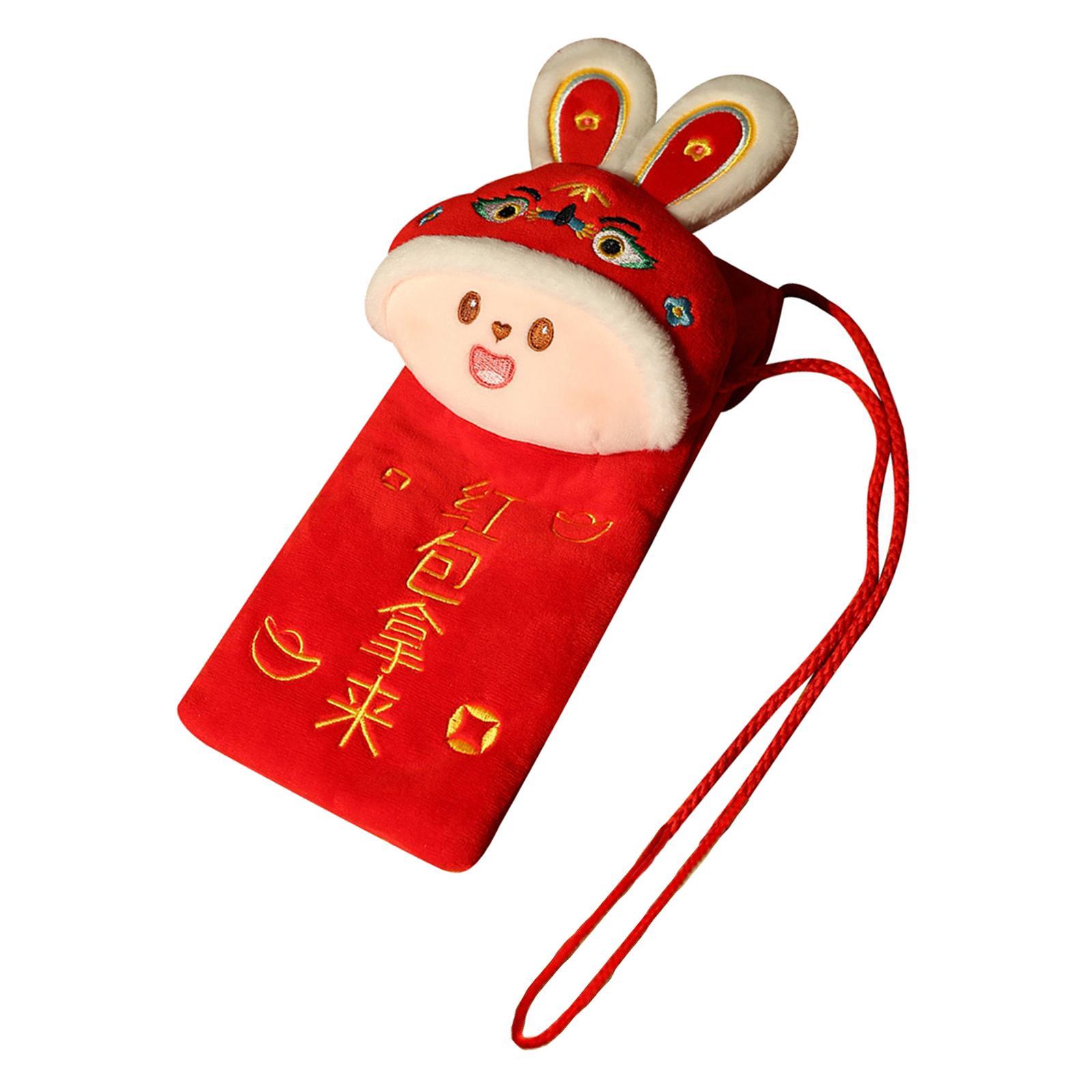 Red Pocket Lucky Money Pockets Women Purse Red Pocket for New Year Travel