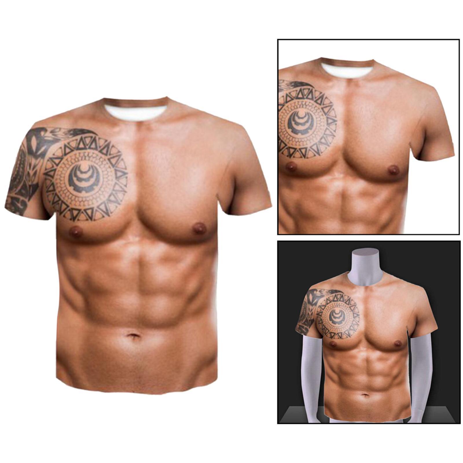 3\' T Shirt Fitness Tee Strongman Breathable Graphic Short Sleeve for Club Party