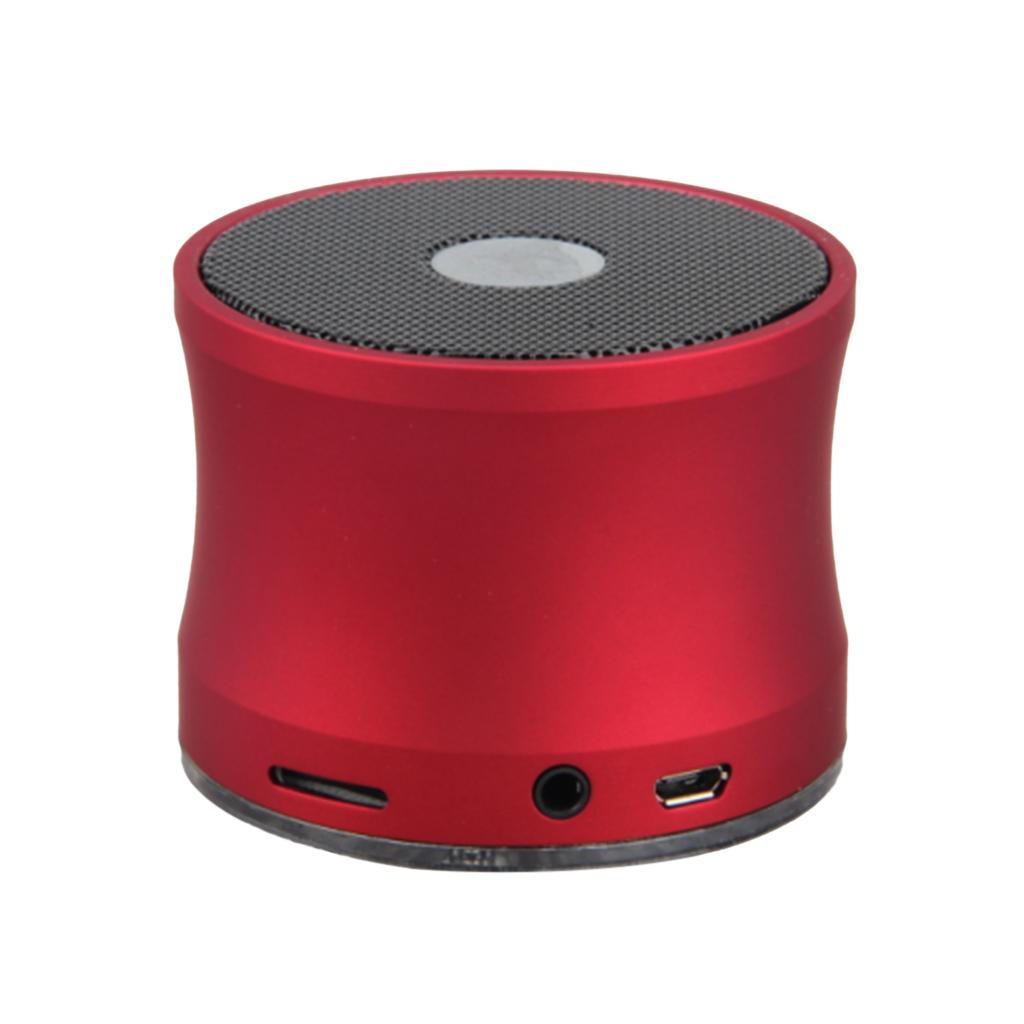 Portable Wireless Bluetooth Speaker Bass HIFI Mic Hands Free for Red