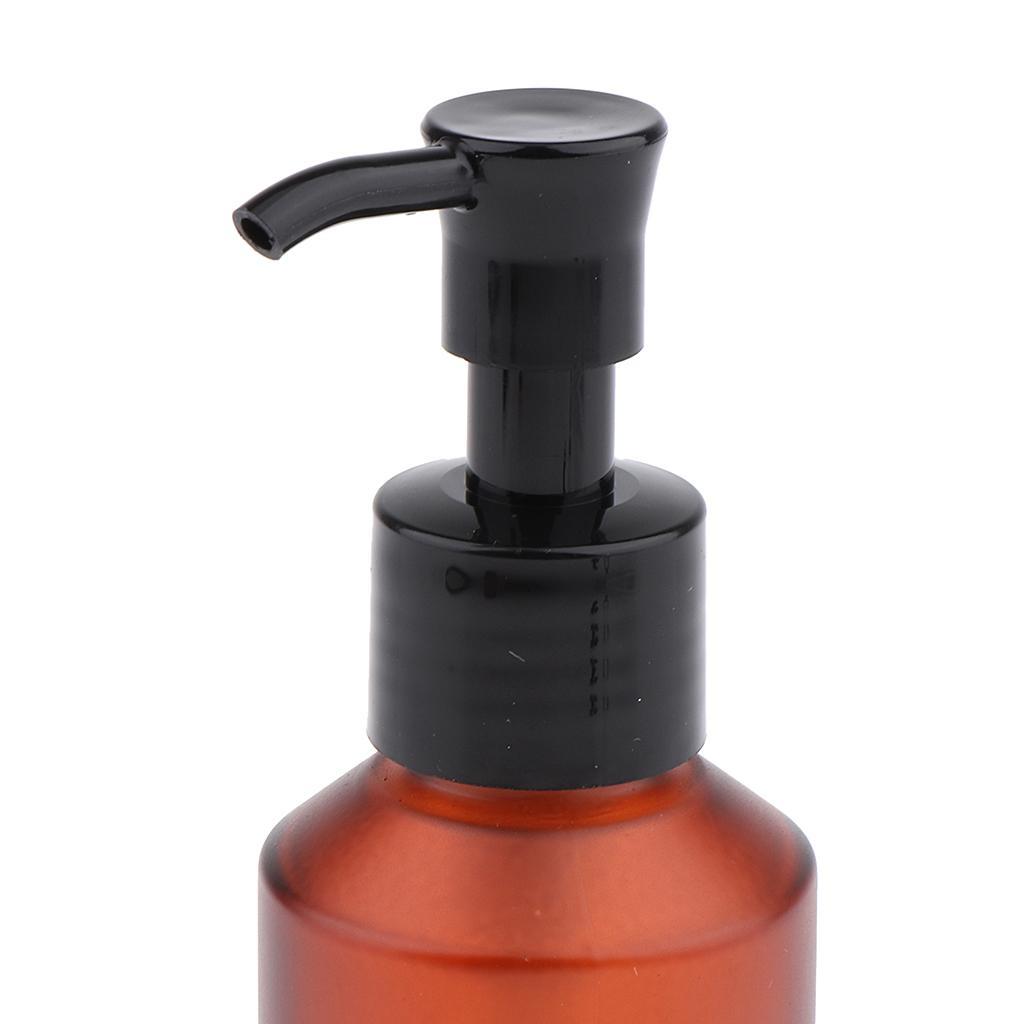 4pcs Travel Refillable Makeup Pump Bottles Lotion Serum Dispensers 60/100ml