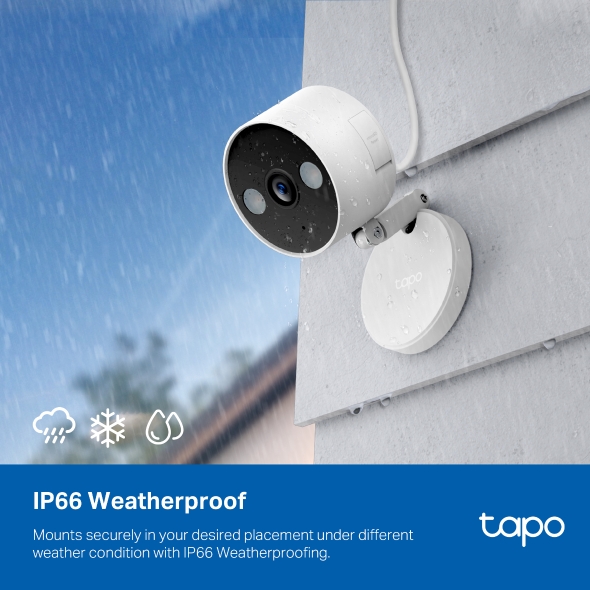 Camera Wifi TP-Link Tapo C120 Trong Nhà/ Ngoài Trời Chống Nước, Đế Nam Châm, Độ Phân Giải 2K QHD - Hàng Chính Hãng