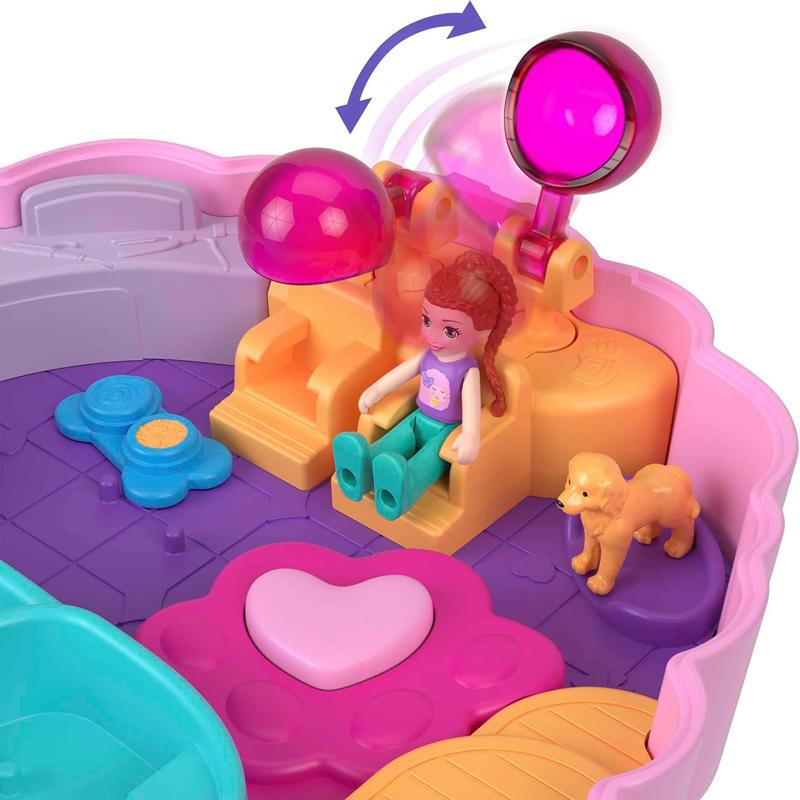 Đồ Chơi Polly Pocket Và Spa Thư Giãn Với Cún Poodle - Polly Pocket HKV35/FRY35