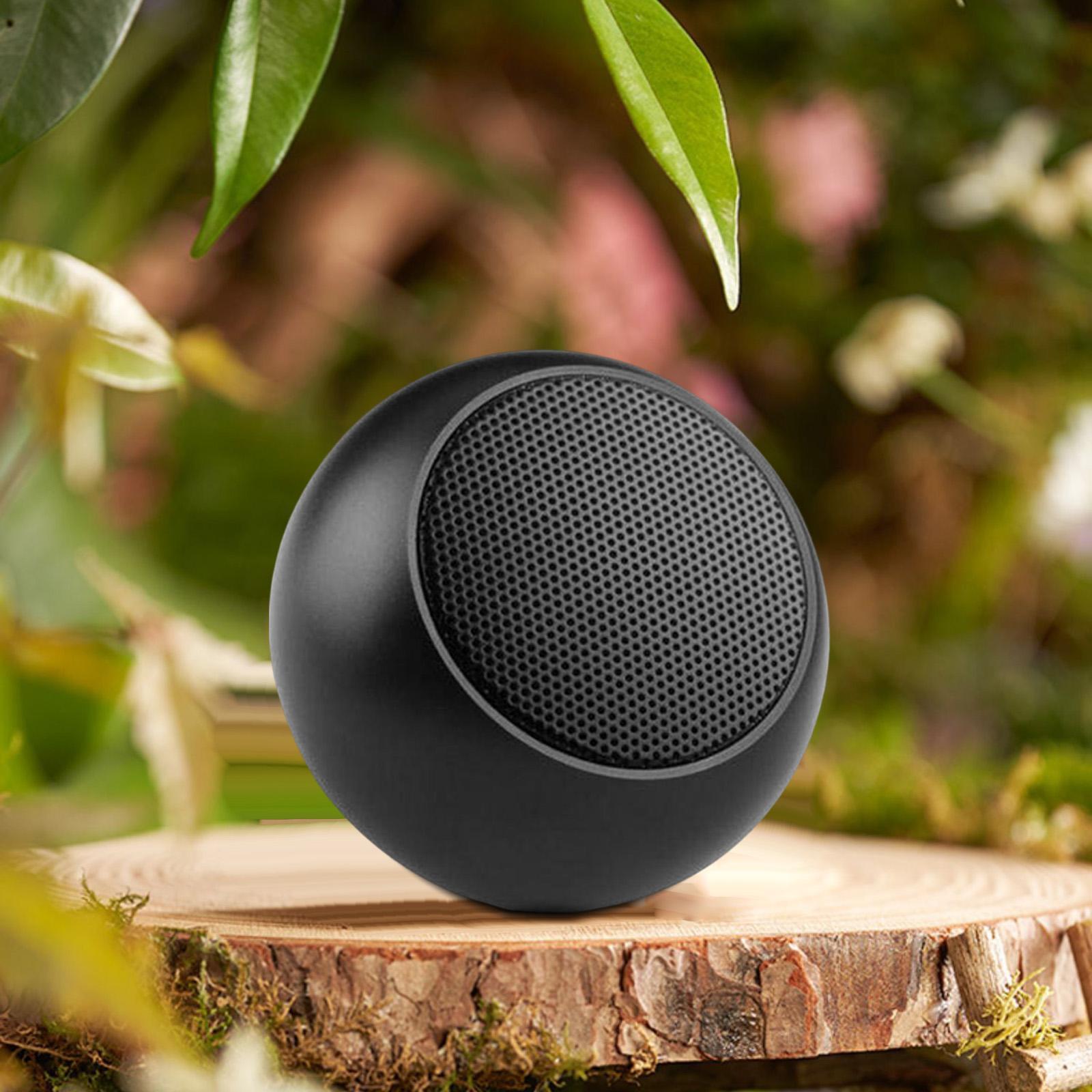 Portable Subwoofer Stereo Compact Durable for Sports Travel Camping Black