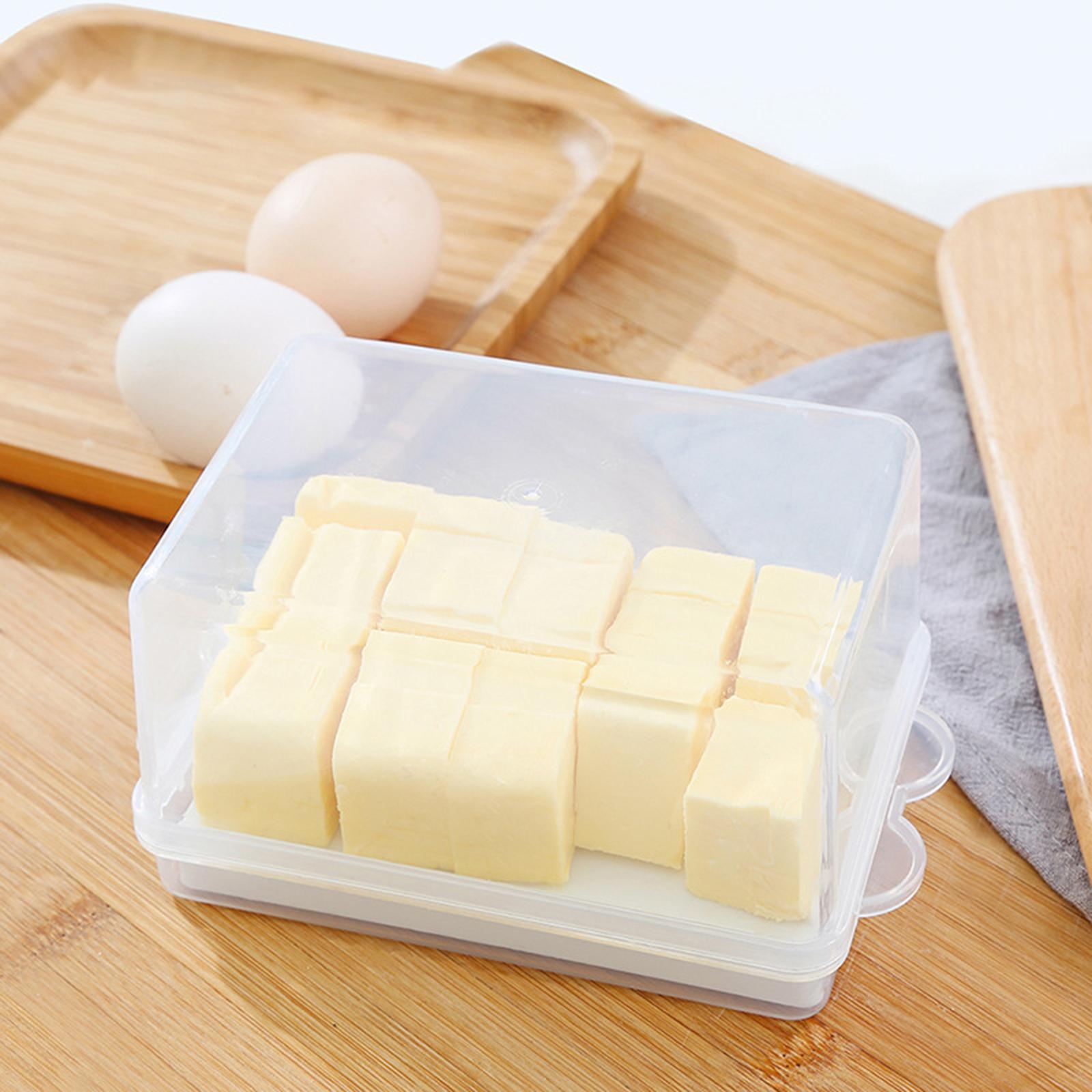 2 in 1 Butter Dish Vintage Butter Serving Tray with Lid  Slicer