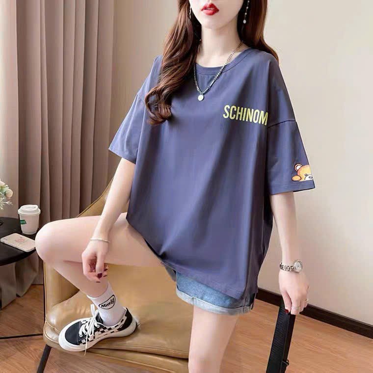 Áo thun in gấu SCHINOMO 3 màu From rộng Unisex