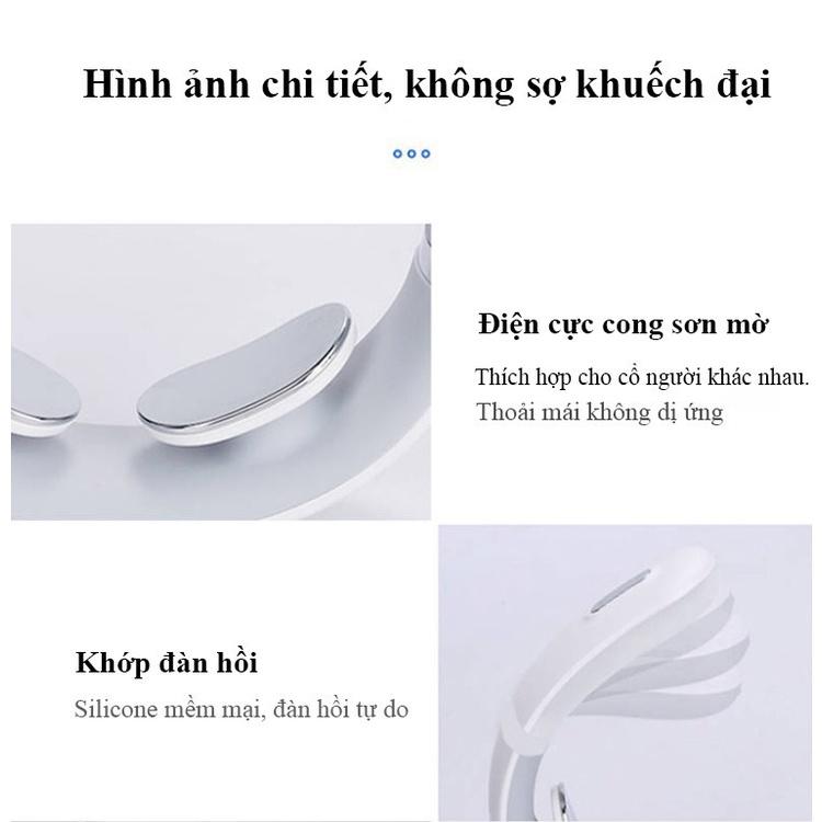 Máy massage cổ mạch xung thông minh TENS có chức năng chườm nóng