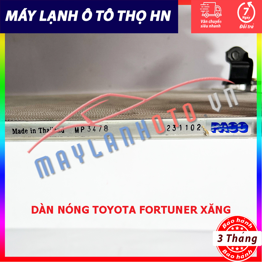 Dàn nóng Toyota Fortuner Hàng xịn Thái Lan