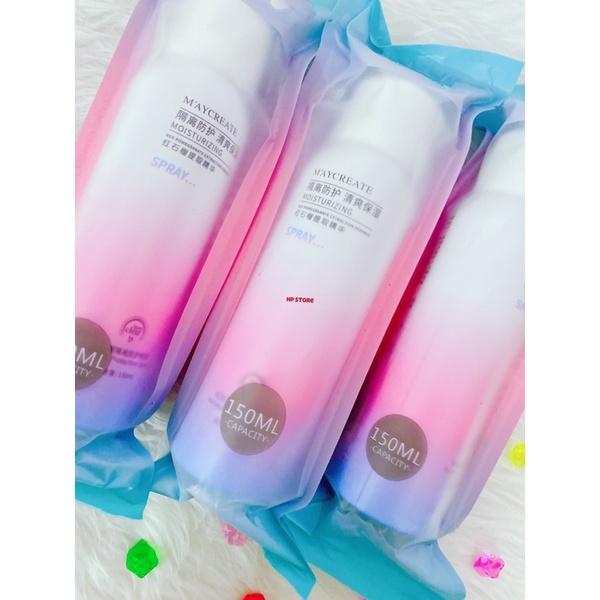 Chai MAYCREATE Xịt Chống Nắng, Trắng Da, Dưỡng Ẩm, Chất Xịn 150ml