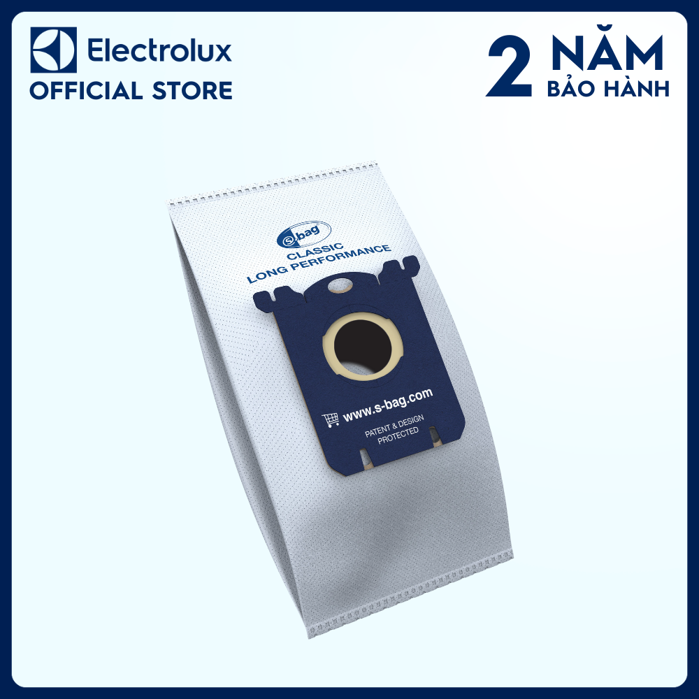 Túi chứa bụi Electrolux E201M, cho hiệu quả tối đa, Tương thích với sản phẩm: ZEQ6530 [Hàng chính hãng]