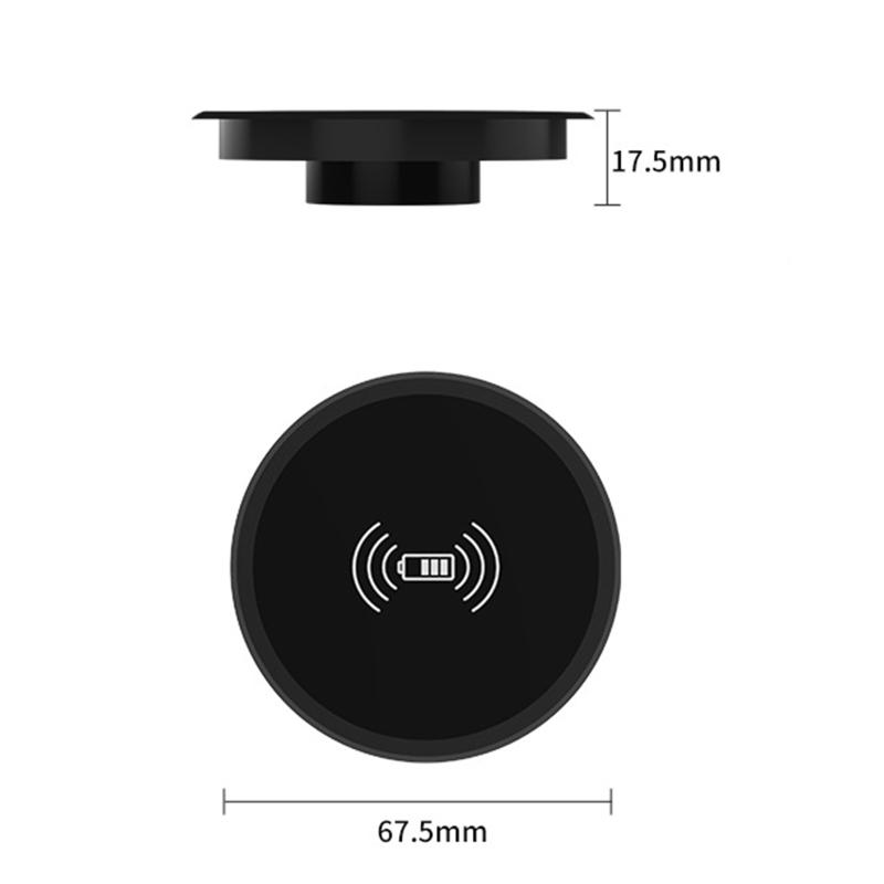594A 15W Bộ sạc không dây nhanh được tích hợp trong bộ sạc máy tính để bàn Desktop được nhúng bộ sạc không dây nhanh cho sạc 13 12 Galaxy S22