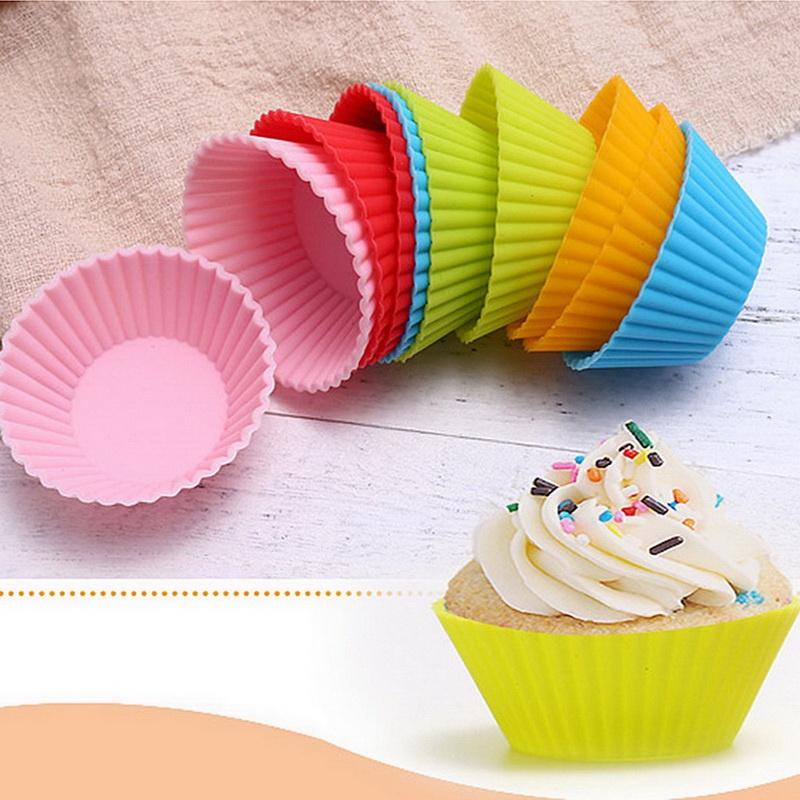 Khuôn Bánh Cupcake Silicon Khay Khuôn Muffin Nhiều Mẫu Mã Đẹp Đặc Sắc Tái Sử Dụng Nhiều Lần - CUPCAKESILI