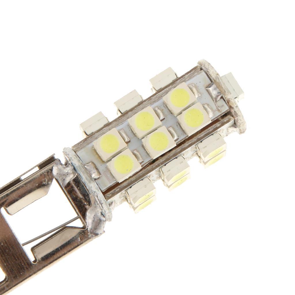 2Pcs High Power  25 SMD Car White LED Fog  Lamp Bulb 6000K