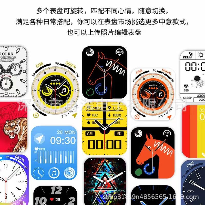 Đồng hồ thông minh Huaqiangbei S8 theo dõi nhịp tim và huyết áp NFC 2,25 inch được ưa chuộng nhất phù hợp cho các cuộc gọi Bluetooth của Apple Android