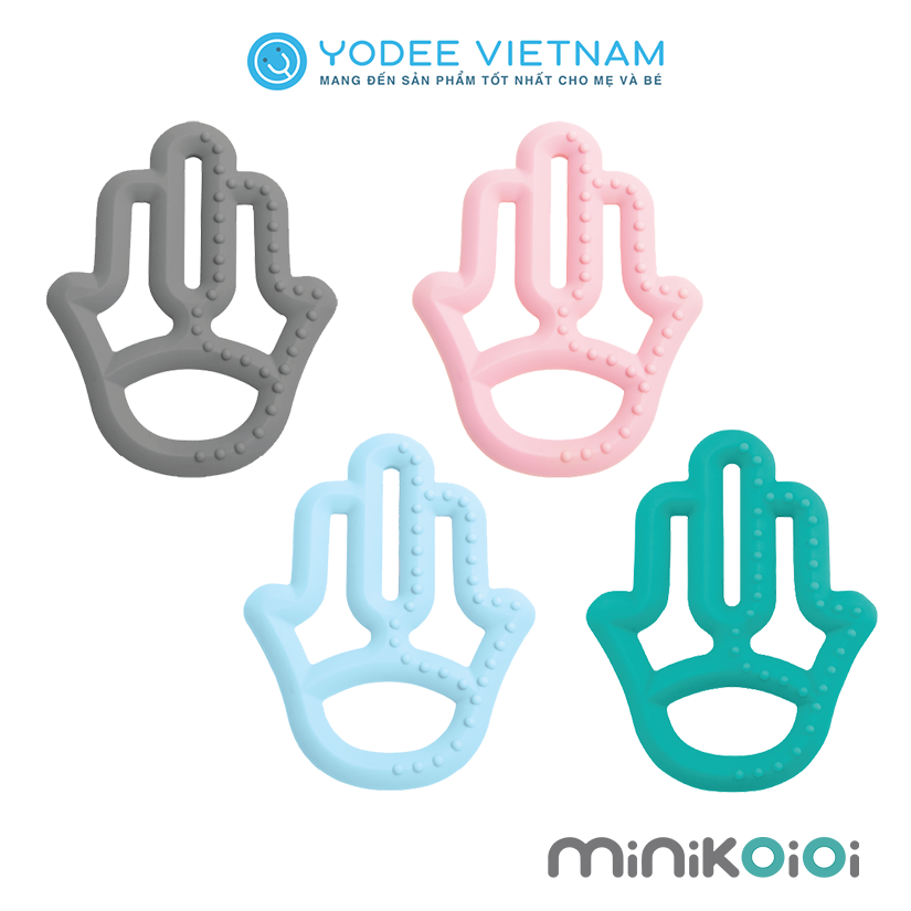 MinikOiOi Gặm nướu bàn tay silicone cho bé