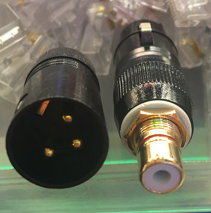 XLR TO RCA - CA NON ĐỰCI RA AV LOẠI CAO CẤP