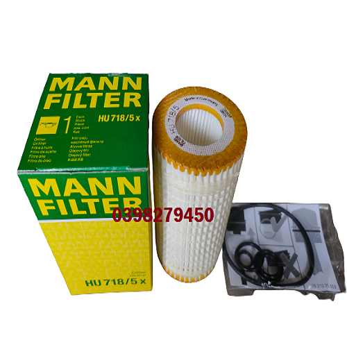 LỌC DẦU BÔI TRƠN MANN FILTER CHO MERCEDES BENZ HU 718/5X