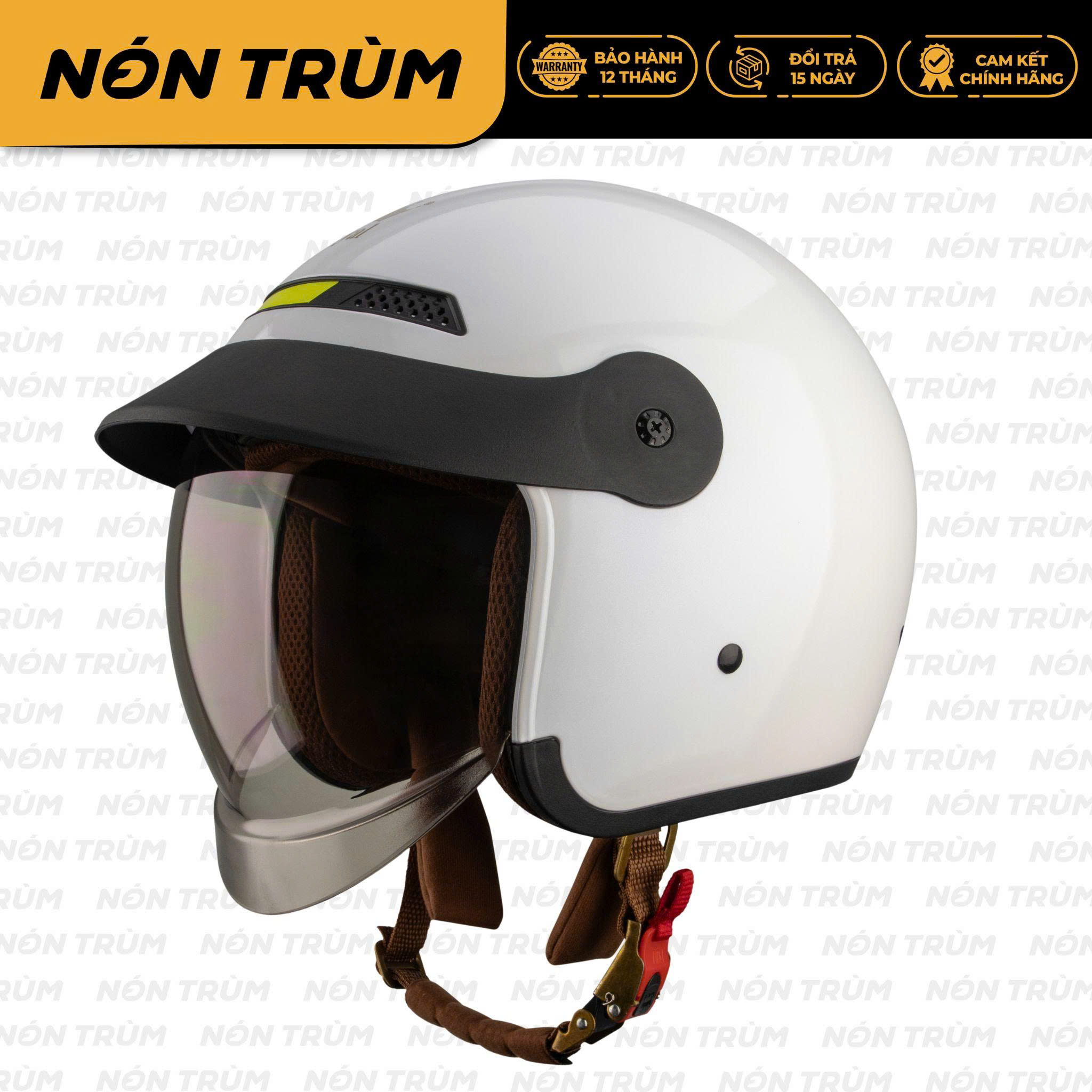 Mũ Bảo Hiểm 3/4 Royal M139 Luxury Kèm Lưỡi Trai Che Nắng