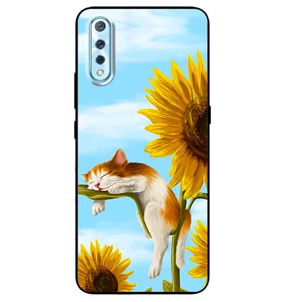 Ốp lưng in cho Vivo S1 Mẫu Mèo Ngủ