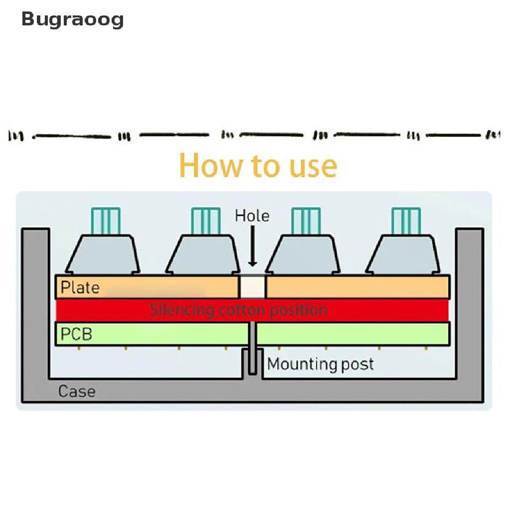 Miếng Đệm Cotton Mềm Mại Chống Ồn Cho Bàn Phím Cơ