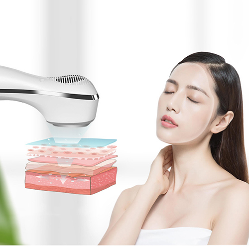 Búa điện di nóng lạnh massage ion ánh sáng sinh học trẻ hóa da D002 - Tặng kèm máy massage lăn trị thâm quầng mắt, môi Xpreen XPRE118