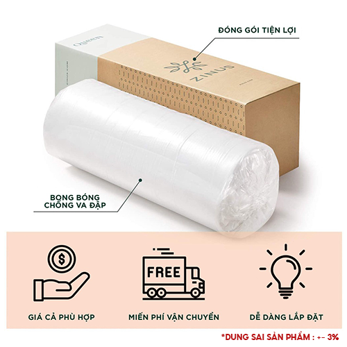 Gối 2 Mặt Công Nghệ Mỹ Cao Cấp Tiện Dụng Phù Hợp Với Nhiều Dáng Nằm - Zinus Dual Side Memory Foam Pillow