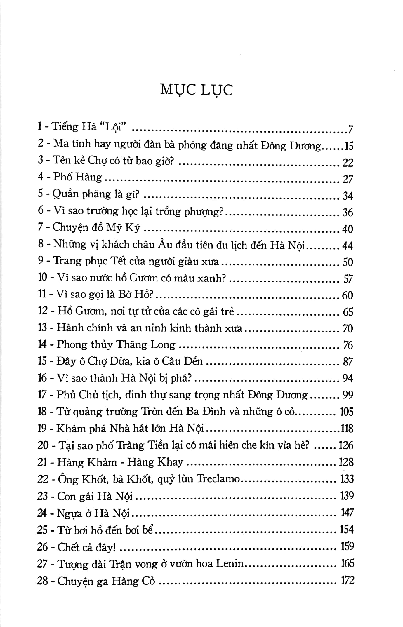 Hà Nội Còn Một Chút Này
