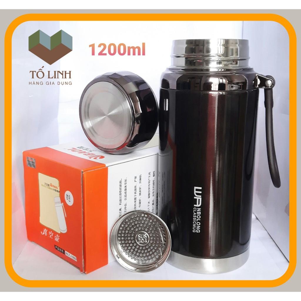 Bình Giữ Nhiệt Nóng Lạnh Inox 2 Lớp Cao Cấp Good HUYNA MART Dung Tích WL7-1000ml
