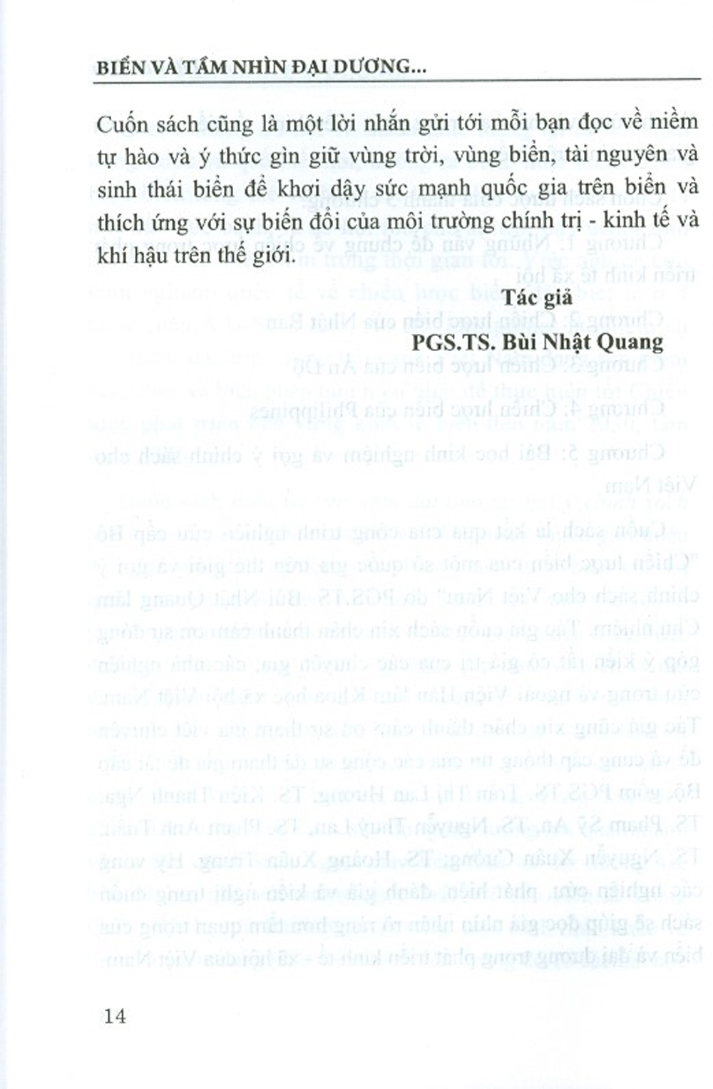 Biển Và Tầm Nhìn Đại Dương - Gợi Ý Chính Sách Từ Trường Hợp Nhật Bản Ấn Độ Và Philippines