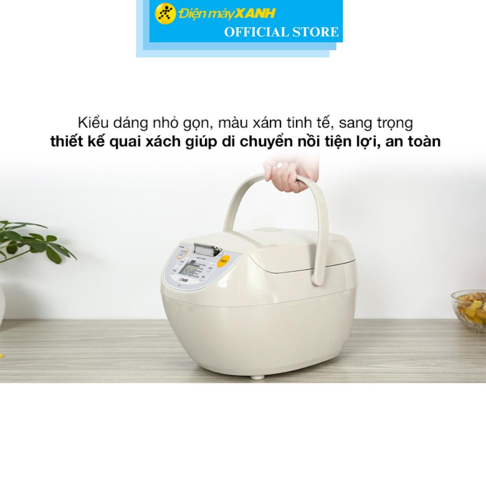 Nồi cơm điện tử Tiger 1.8 lít JBV-S18W - Hàng Chính Hãng