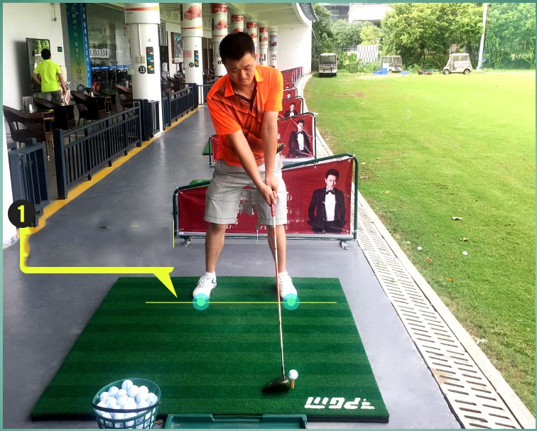 Thảm tập Golf Swing 1*1,5