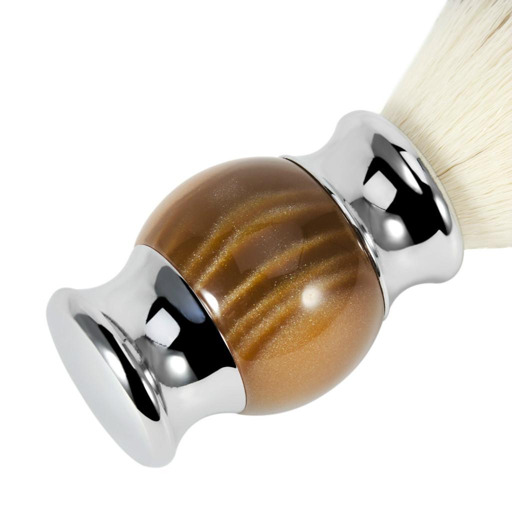 Home Barber Shop Man Beard Shaving Soap Brush Facial Hair Handle
