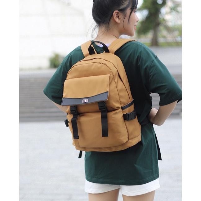 Balo học sinh, sinh viên thời trang unisex với chất dù cao cấp nhẹ bền - BOM