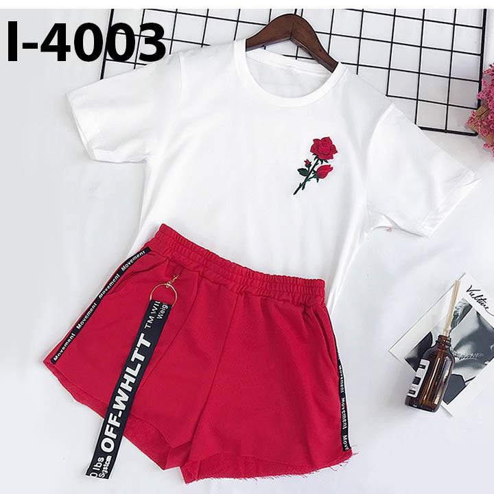 Áo Thun Nữ In Logo Hoa Hồng ATN4003