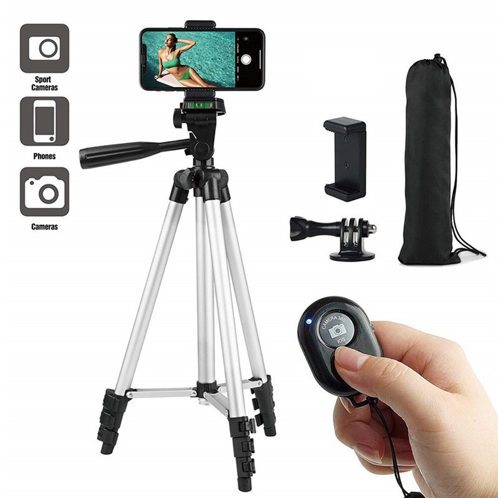 Giá đỡ ba chân để bàn mini Hợp kim nhôm có thể điều chỉnh Giá đỡ