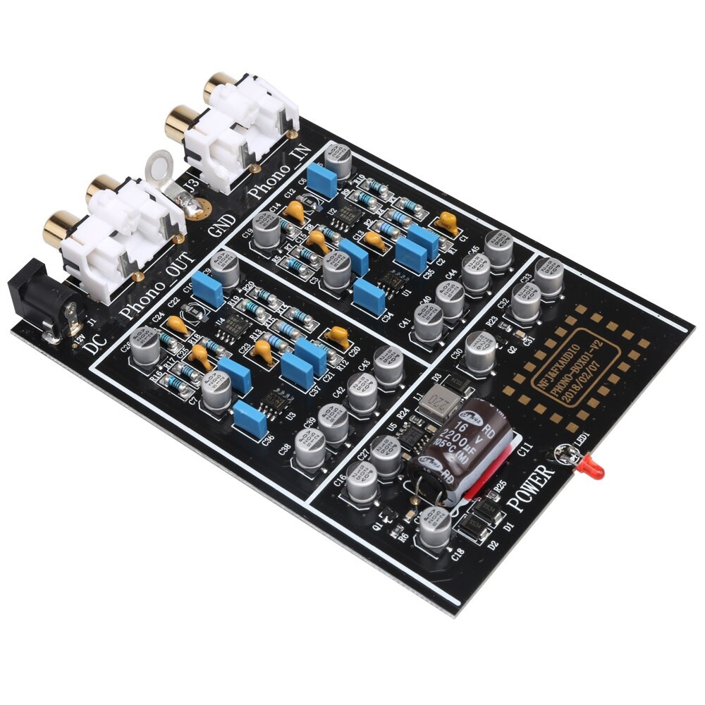 Bộ Khuếch Đại Âm Thanh HIFI AMP Phonographic Dùng Cho Đĩa Vinyl FX-Audio BOX01 - Hàng Chính Hãng