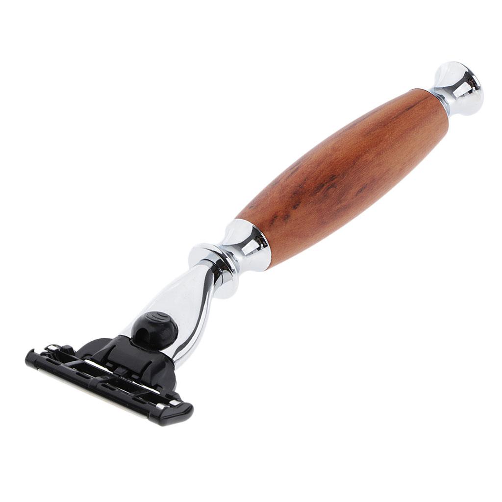 Classic Manual Safety Double Edge Shaver Mens Daily Shaving Grooming Tool