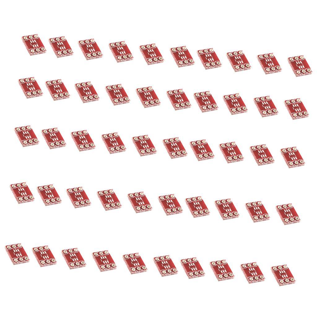 Pack of 50 Adapter PCB Converter Board SOT-23 to DIP DIY Adapater Board